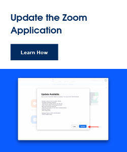 Zoom How To Update the Zoom App Graphic